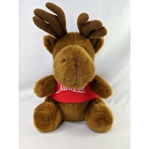 Sara Lee Moose Plush 9 Inch T Shirt Logo Bear 1993 Stuffed Animal Toy